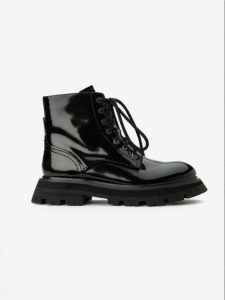 Tony Bianco | Glossy Lace-up Thicksole Womens Boots