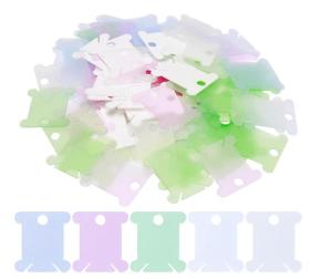 ที่ใส่ตัวจัดระเบียบด้ายหลอดด้ายสำหรับเย็บผ้าทำจากพลาสติกใช้ไหมขัดฟันงานปักเครื่องมืองานปักครอสติชงานฝีมือแบบ DIY