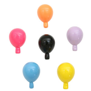 2pcs 18x26mm Fashion Acrylic Solid Color Balloon Beads for Making Keychain Bracelet Necklace DIY Jewelry Craft