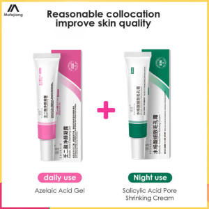 15% Azelaic Acid Anti-Acne Gel Salicylic Acid Pore Shrinking Cream Remove Blackhead Acne Marks Acne Pit Repair Cream Oil Control Closed Mouth Acne Gel壬二酸凝胶15%祛痘膏青春痘红肿去黑头水杨酸收缩毛孔淡化闭口粉刺