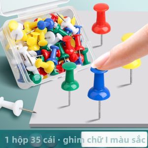 deli | Ghim Trang Trí Kim Loại Đa Màu Inox