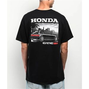 Honda | Honda Mens and Womens T-shirt Honda 1990 Civic EF Summer New Motorcycle Tee Racing Short-sleeved Spring Cycling Off-road Top