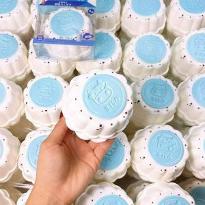 Hot Toys | Slow Rising Squishy Toy - Blue Milk Pudding Simulator for Sensory Stress Relief with ASMR Fidget toys Fun for Adults & Kids Gift