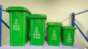 ถังขยะพลาสติก 30 50 100 120 240 ลิตร. ขยะพลาสติก พลาสติกหนาอย่างดี ที่แยกขยะ ถังบรรจุขยะ ถังขยะ ถังแยกประเภทขยะ ถังขยะสาธารณะ