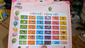 Bảng chấm đọc thông minh đa năng có viết lông dạy Anh-Việt cho bé. V556x