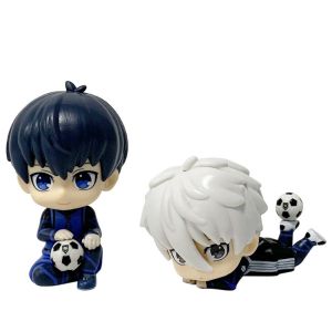 Bandai | Blue Lock Anime Figure Isagi Yoichi Chigiri Hyoma Bachira Meguru Nagi Seishiro Action Figures Collection Model Figurine Doll Toy