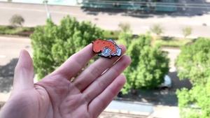 Funny Capybara Reading Newspaper On Toilet Hard Enamel Pin Cute Animal Lapel Brooch Badge Decorative Pin for Backpack