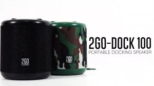 Audiobox 2GO Dock 100 Bluetooth Portable Speaker with Phone Docking | Built In Mic | FM Radio 2Boom Speaker - Lazada
