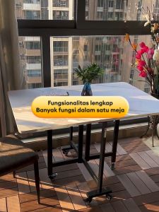 Meja Makan Gerakkan & Meja Jualan Lipat Portable