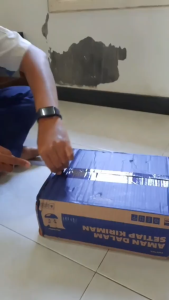 ORI TaffGUARD Ukuran 33x24x9cm Kotak Brankas Uang dan emas tahan api dan air Perhiasan 300A