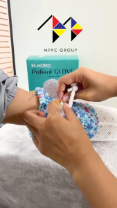mppc & M-Hord ถุงมือกันดึง ป้องกันผู้ป่วยเผลอดึงสายน้ำเกลือ Restraint Gloves For Patients ยี่ห้อ เอ็ม-ฮอร์ด