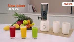 Joyoung Slow Juicer JSJ-08S50 | 80mm Wide Inlet | 42RPM | Net-Free Filter | 1.2L Cold Press Juicer