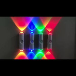 Smart RGB Gradient Night Light Magnetic Motion Sensor Rechargeable Wall Lamp for Bedroom Bathroom Closet Garden Home Decor