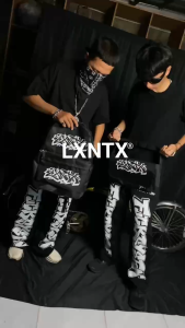 LXNTX Tas Ransel pria backpack LXgeng free sticker