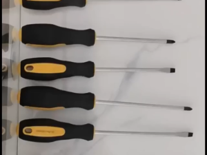 12 Inch Extra Long Screwdriver Slotted/Cross Magnetic Screwdriver with Rubber Handle