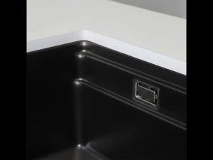 Chậu rửa bát Kluger K600 series KG7644FB inox SS304 phủ đen cao cấp lòng sâu ép khuôn