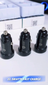 V2S C102Q Car Charger Compact & Portable with 22.5W High Performance Chip