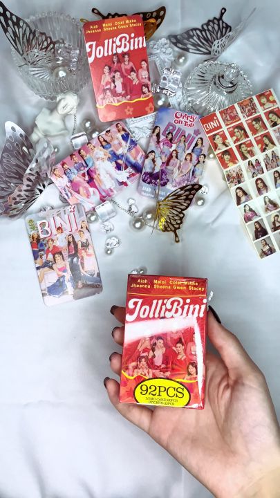 【New BINI】 92pcs/box Bini Talaarawan laser lomo card photo card holographic photocards lomocard