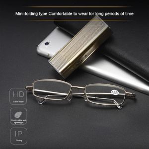Blue Light Blocking Reading Glasses Foldable Portable Dual-purpose Smart Reading Glasses For The Elderly