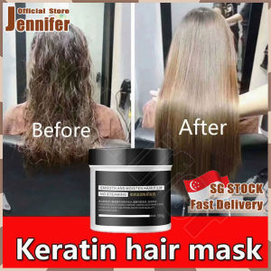 💥SG Stock💥 Premium keratin hair mask 500g / Hair conditioner cream / Hair treatment for frizzy hair fast and damaged dry hair / 角质蛋白发膜