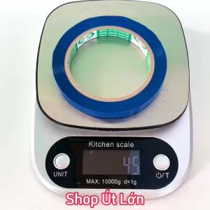 1 Cuộn băng keo màu xanh dương OPP rộng 1.2cm dài 75 mét lõi giấy 3mm giá tại xưởng