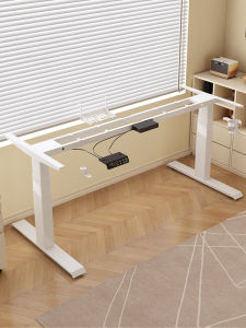 Smart Electric Height Adjustable Desk Legs Double Motor Double Beam Office Computer Study Book Desk Support Raising Frame