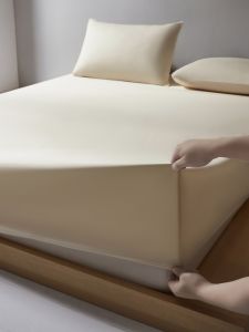 DREAM HOME | Pure Color 100% Cotton Mattress Cover Set