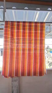 ผ้าขาวม้าลายสก๊อตเย็บขอบสองรอบทั้งสี่ด้านผืนใหญ่พิเศษขนาด 90x150 ชม. ผ้าฝ้ายเนื้อดี สีไม่ตก ซักง่าย แห้งไว