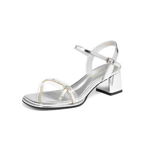 Reddragonfly | Stylish Commuter French Design High Heel Sandals Coarse Heels