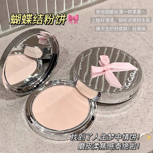 Kakashow Matte Skin-Friendly Pressed Powder Long-lasting Oil-Control Sweat-Proof Non-Caking Fine for Touch-ups Makeup Setting Powder