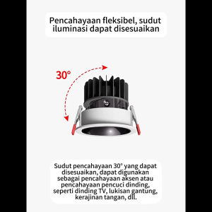 COB Downlight 7W 3000K/4000K/6500K Spotlight Angle Adjustable hotel spotlights LED Lampu