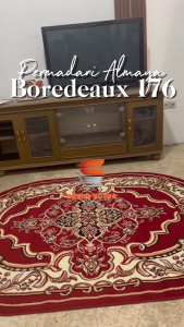 Karpet Permadani Almaya Oval 160x210 cm  - Varian Motif A |  Timur Tengah Collection  | Anti Slip