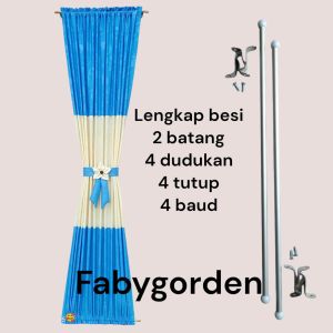 gorden kupu kupu paket komplit fulset besi setik  embos tebal