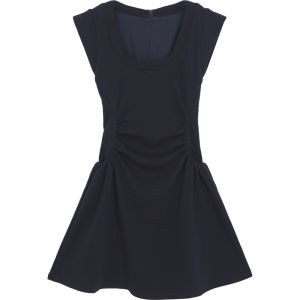 Youthful French Style Petite Waist Accentuating Dress