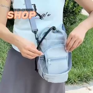 HOME+HOUND Thermal Cup Sleeve Crossbody Bag ands-Free Hot/Cold Beverage Carrier for Travel Gym Office School