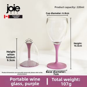 melii | Portable High Aesthetic Design Plastic Shatterproof Personal Use Wine Glass
