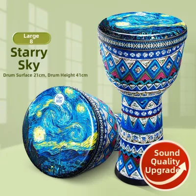 Children Portable Preschool African Drum 10 inch