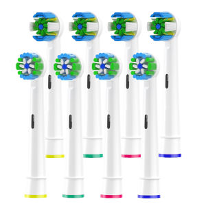 8Pack Replacement Brush Head Compatible with Braun Oral B Electric Toothbrushes Toothbrush Head Fit for Oral b Vitality Pro