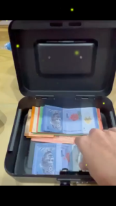 RakanKu Malaysia Large Key Dial PIN Security Petty Cash Box Money Tray Portable Anti-Scratch Matte Surface Peti Keselamatan 带锁保险箱 Small Box With A Lock Cash Boxes - Lazada