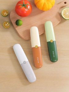 【SKIT SG】2-in-1 Peeler Knife for Slicing Cutting Peeling Fruits Vegetables Apple Cutter Scrapper Serrated Stainless Steel Blades Multipurpose Kitchen Household Travel Tool  Multifunctional 2IN1 Fruit Peeler with Knife Peeling Scraper Double Side