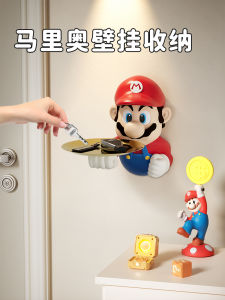 Mario Hoạt Hình Treo Tường Trang Trí Lưu Trữ Chìa Khóa Lối Vào Cảm Giác Cao Cấp Đồ Trang Trí Không Gian Nhỏ