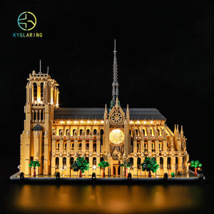 Kyglaring Uniformable LED Light Kit for Lego 21061 Notre Dame Cathedral Building Set Toy Light Decoration Lamp