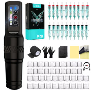 Bộ Máy Xăm Không Dây Bút Xăm Để Trang Điểm Vĩnh Viễn Dụng Cụ Nghệ Sĩ Xăm Hình Bằng Điện Bằng Hợp Kim Chuyên Nghiệp Và Thân Thiện Với Người Mới Bắt Đầu