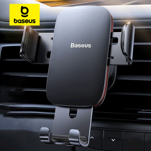 BASEUS | Baseus Car Phone Holder Mobile Metal Gravity Phone Holder for Car Air Vent / CD Slot Mount Phone Holder Stand for iPhone Samsung