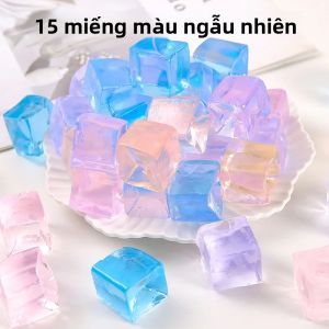 15 Đồ Chơi Bóp Xả Stress Hình Khối Đá Nhỏ Trong Suốt Đồ Chơi Bóp Nhào Nhỏ Xinh Quà Tặng Cho Trẻ Em Từ 14 Tuổi Trở Lên