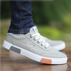 Giày Vải Bắc Kinh Cổ Điển Thoáng Khí Cho Nam Mùa Thu Phong Cách Thể Thao Thường Ngày Đế Bằng Đế Cao Su Màu Trơn