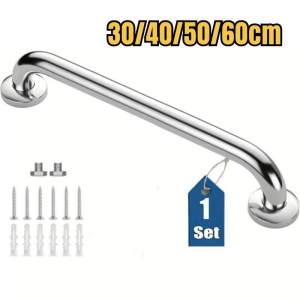 Stainless Steel Grab Bar Bathtub And Shower Barrier-free Safety Railings Elderly And Disabled Anti-slip Handles Bathroom Tools