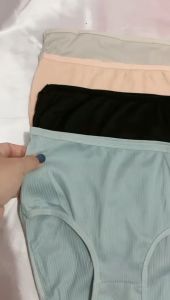 Celana Dalam Wanita Pinggang Tinggi Underwear Katun Yg Bernapas V Wanita Berulir 04