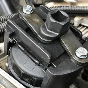 Cờ Lê Lọc Dầu Bằng Thép Có Thể Điều Chỉnh 60-80mm Dụng Cụ Tháo Bộ Lọc Nhiên Liệu Hai Hàm Dụng Cụ Tháo Gỡ Bộ Lọc Đúc Hai Móng Để Bảo Trì Ô Tô