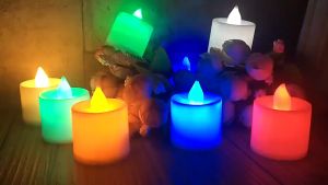 24PCS LED Flameless Candle Lamp Tea Lamp Family Wedding Birthday Decoration Candlelight